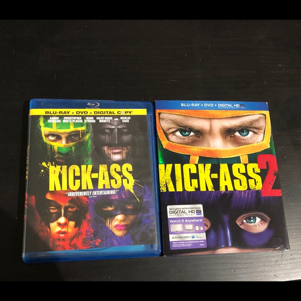 BUY 2 GET 3rd FREE Kick-Ass 1 & 2 Blu Ray